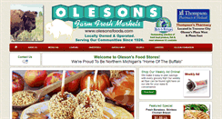 Desktop Screenshot of olesonsfoods.com