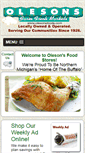 Mobile Screenshot of olesonsfoods.com
